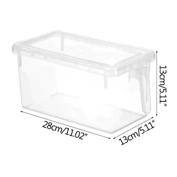 4L Handpull Clear Vegetable Fridge Containers