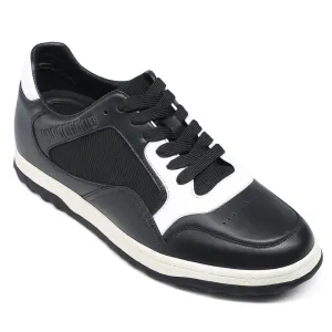 5 CM / 1.95 Inches  CMR CHAMARIPA Elevator Shoes - Step Up Your Height Game with Black Stylish Elevator Sneakers - Gain 1.95 Inches Instantly!