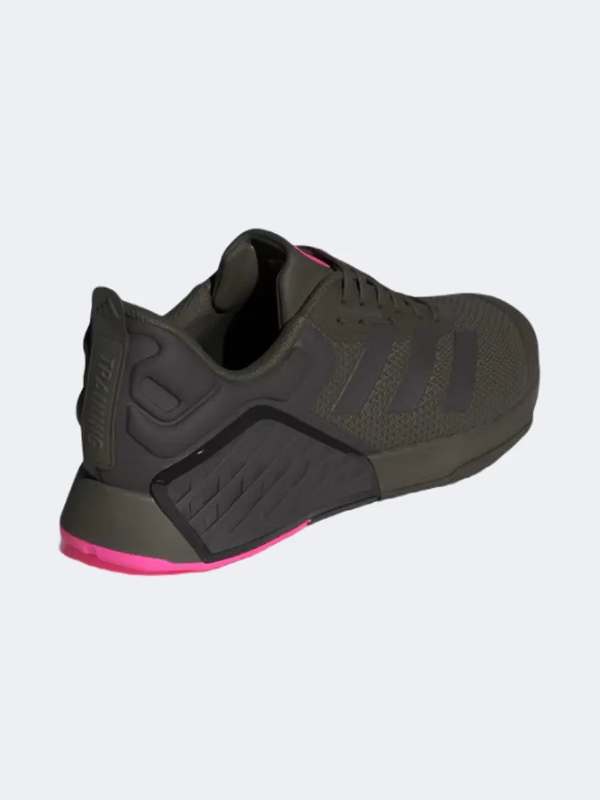 Adidas Dropset 3 Men Training Shoes Olive/Black/Pink