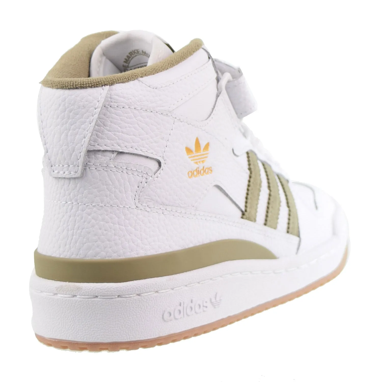 Adidas Forum Mid Big Kids' Shoes White-Orbit Green