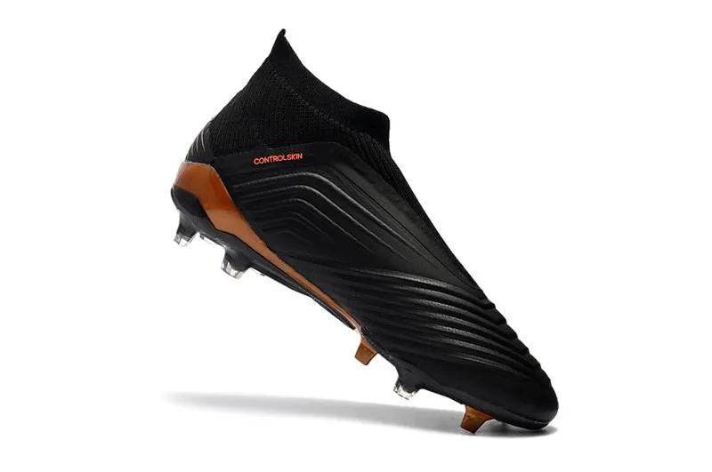 Adidas Predator FG Cleats  Black/White/Red