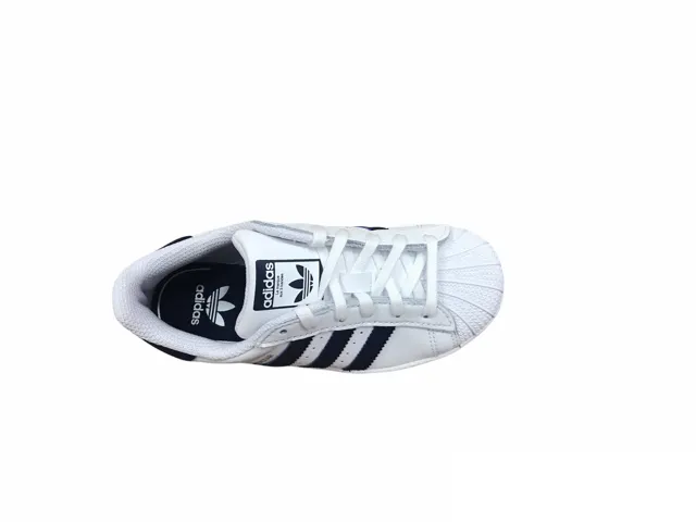 Adidas sneakers bassa per ragazzi Superstar C GZ2884 white/night sky