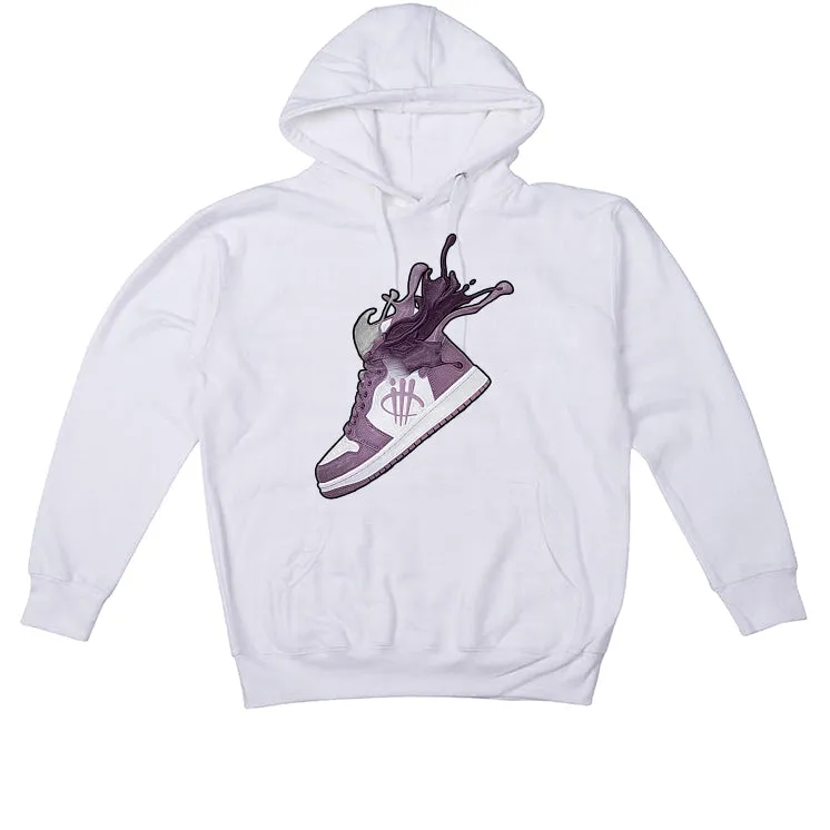 Air Jordan 1 High OG Mauve - White T-Shirt (SPLASH)