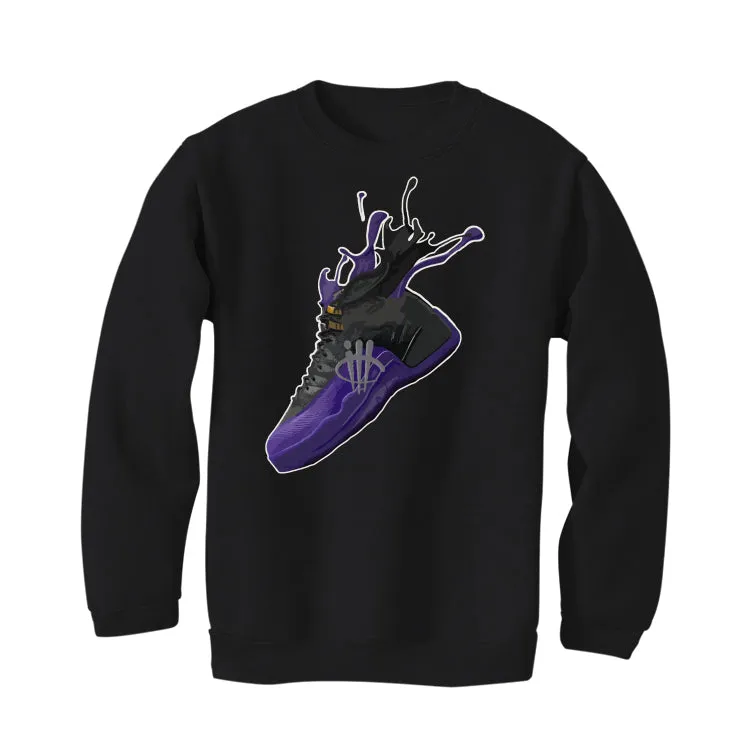 Air Jordan 12 Field Purple - Black T-Shirt (SPLASH 12)