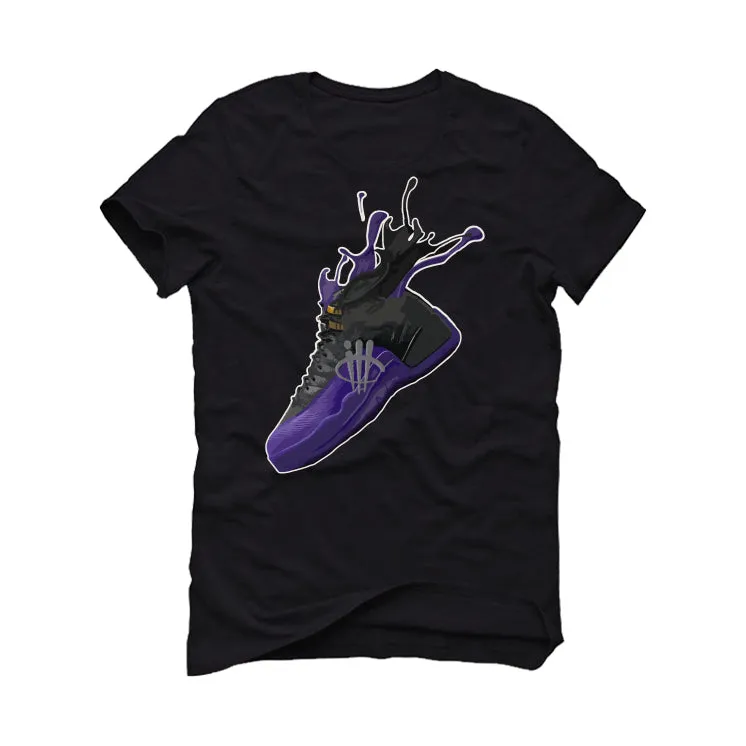 Air Jordan 12 Field Purple - Black T-Shirt (SPLASH 12)