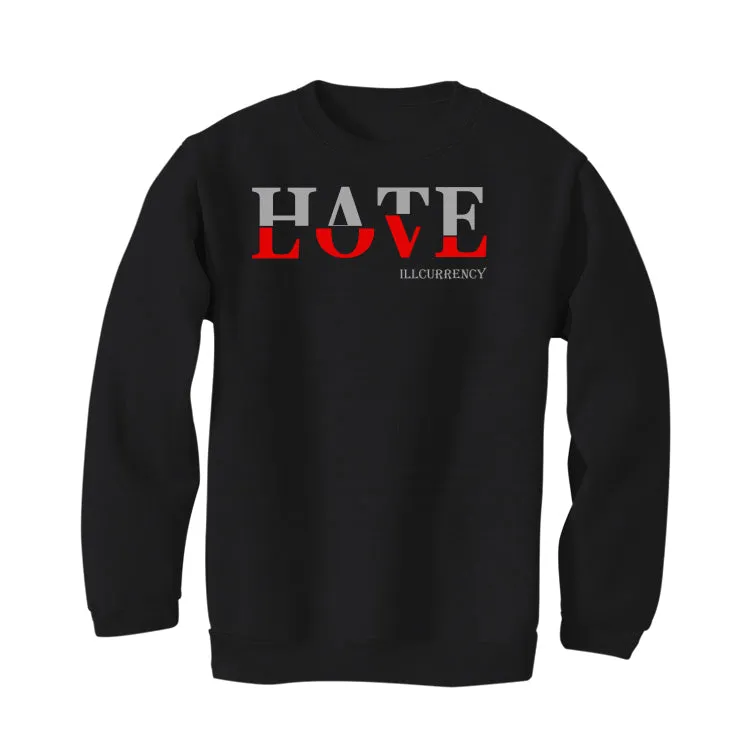 Air Jordan 4 “Black Canvas” Black T-Shirt (Hate Love)