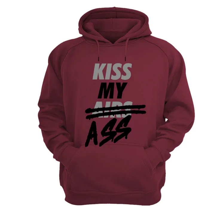 Air Jordan 5 Burgundy - Burgundy T-Shirt (KISS MY AIRS)