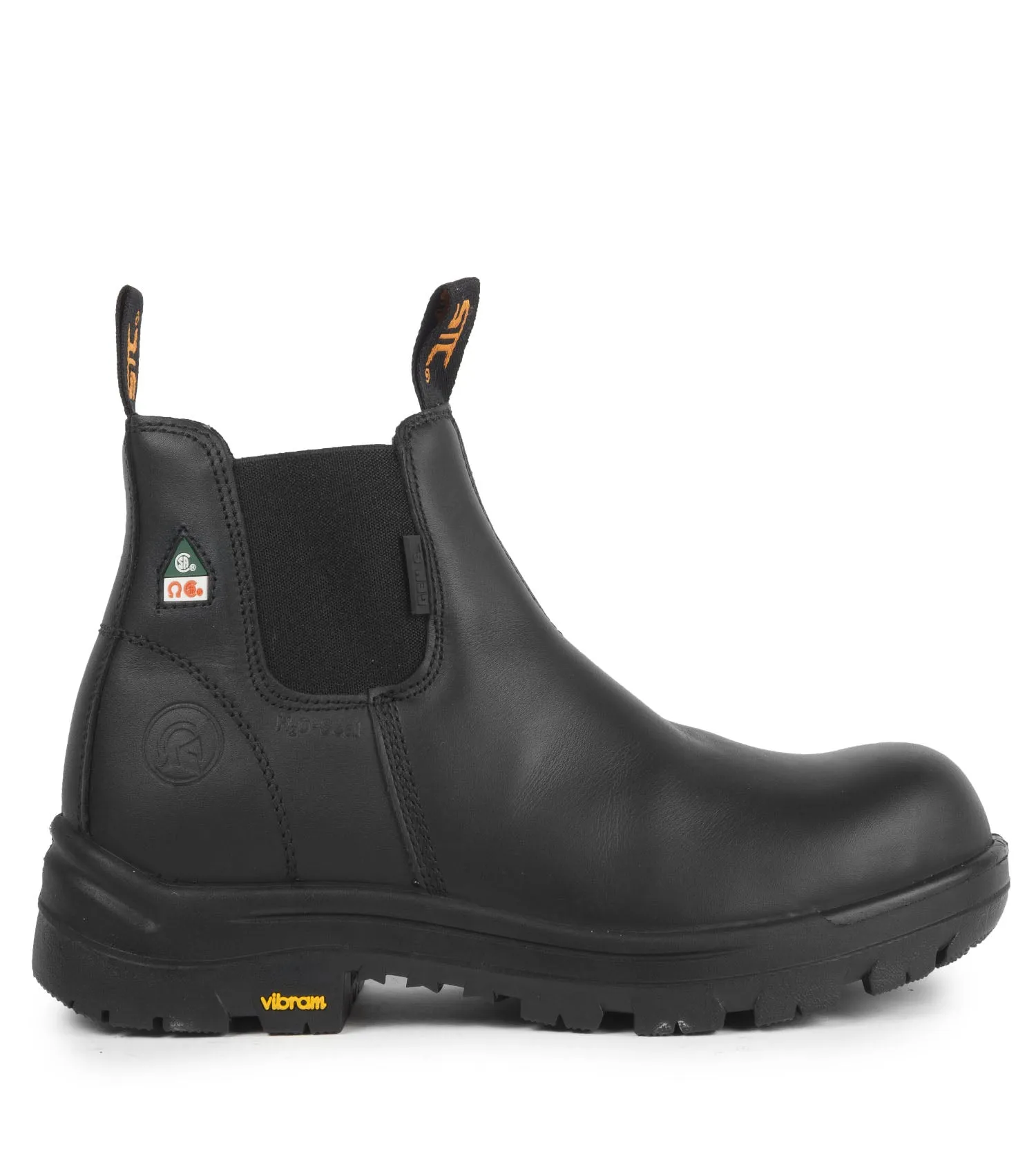 Alarm, Black | 6" Metal Free Leather Work Boots | Vibram TC4 