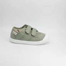 Aloe canvas double velcro sneaker no