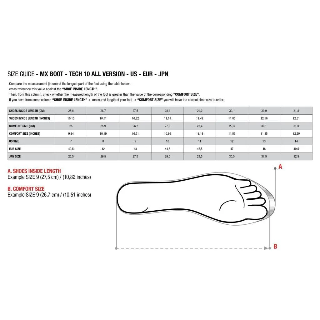 Alpinestars A1 Ember Limited Edition Tech 10 Boots