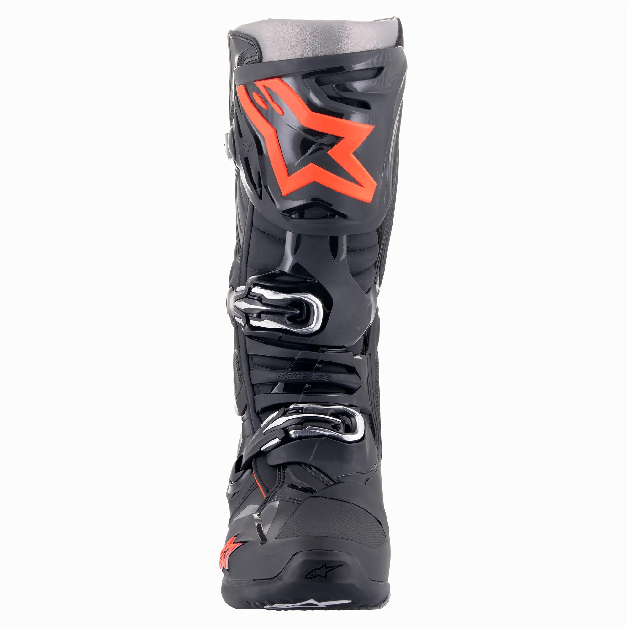 Alpinestars Tech 10 Boots - Black/Red Fluo