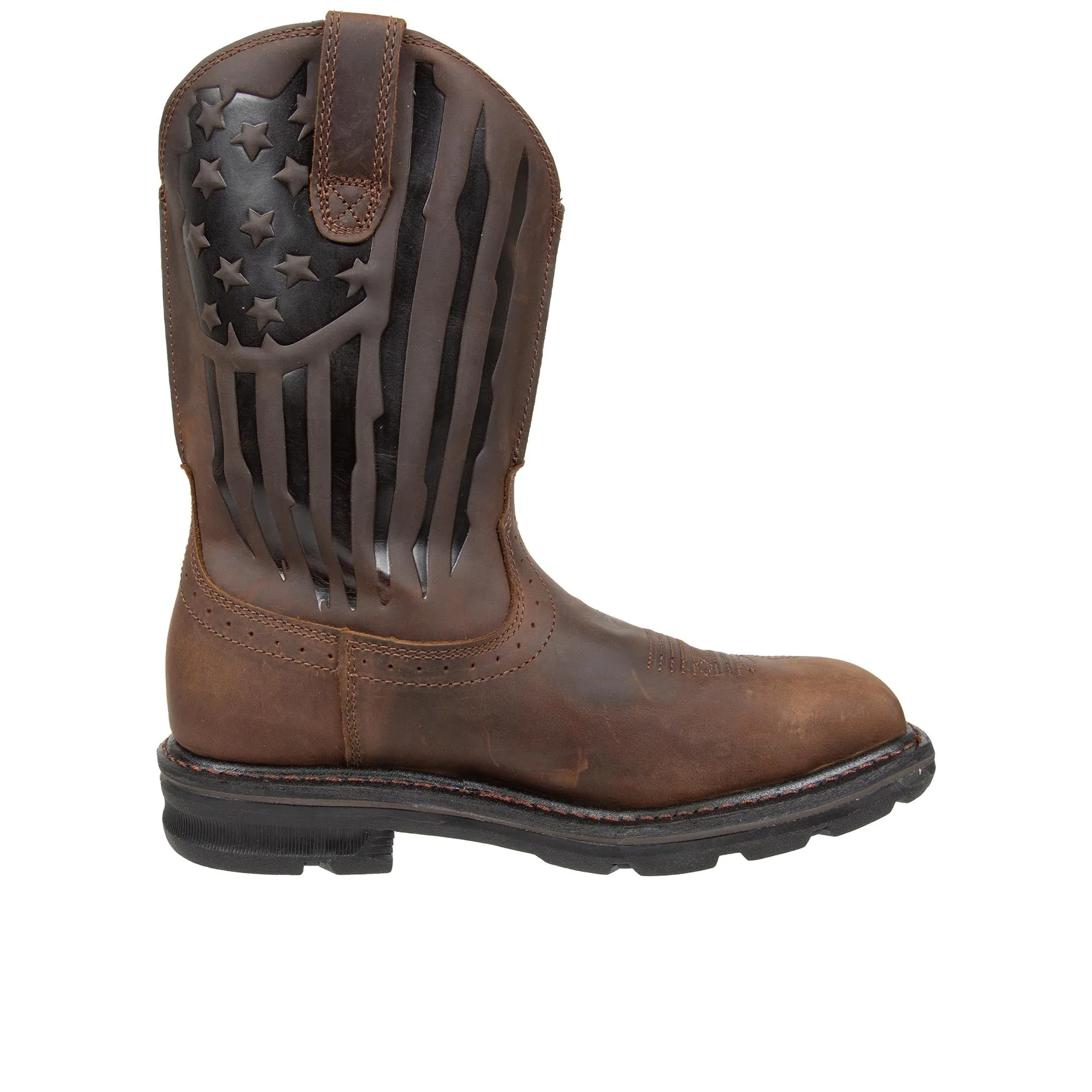 Ariat Sierra Shock Shield Patriot Steel Toe Distressed Brown