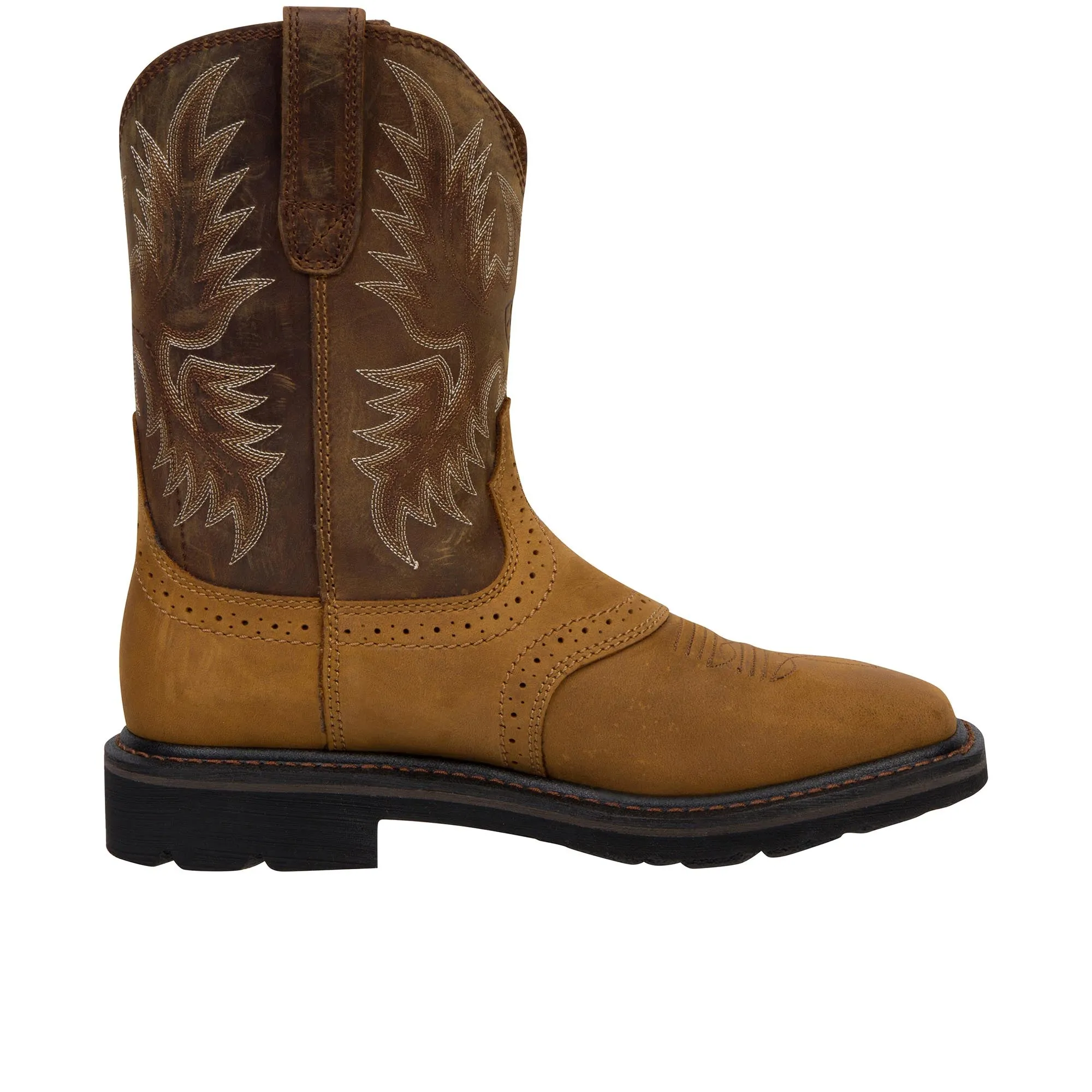 Ariat Sierra Wide Square Toe Soft Toe Aged Bark