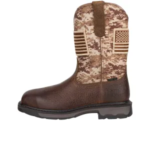 Ariat WorkHog Patriot Steel Toe Earth Sand Camo Sand Camo Print