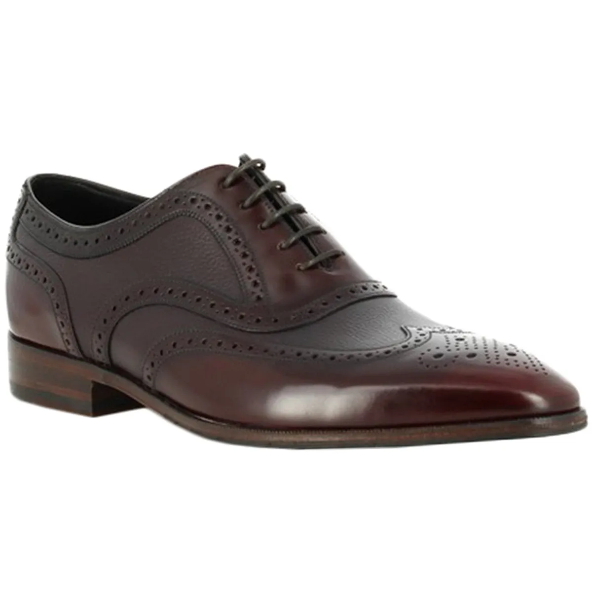 Baskerville Polished Leather Men's Brogue Shoes