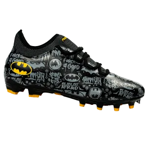 Batman Youth Football Cleats - Velocity 2.0 by Phenom Elite