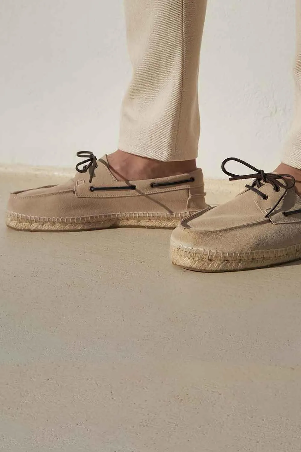 Boat Shoes Champagne Beige