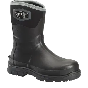 Carolina Men's Mud Jumper 10" Steel Toe Black Rubber Boots CA2201