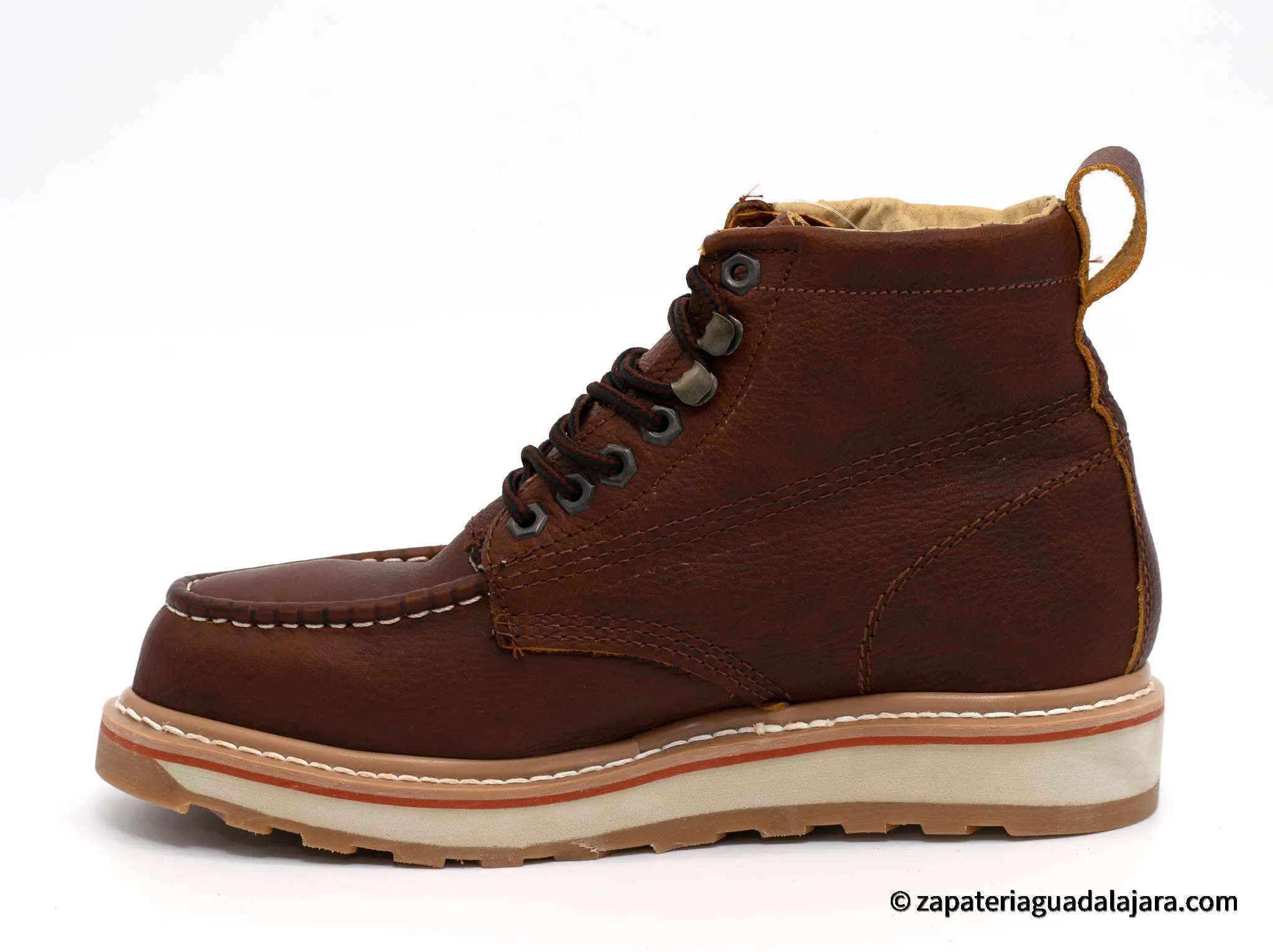 CB-2020 5" ZZDD STEEL-TOE MOC TOE BROWN FLOATER