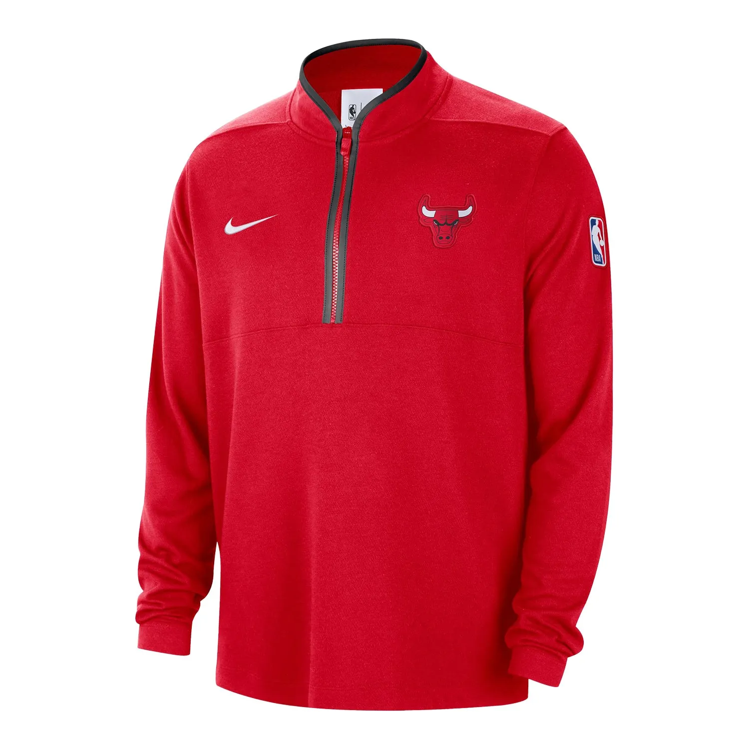 Chicago Bulls Nike Primary Red Quarter-Zip