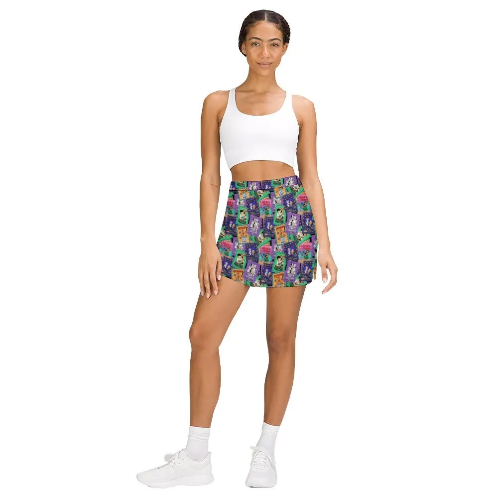 Classic Posters Athletic A-Line Skirt With Pocket Solid Shorts