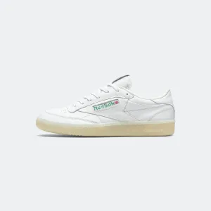 Club C 85 Vintage - White/Glen Green/Vector Red