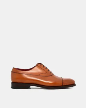 Cognac Calf Balmoral Oxford Shoe