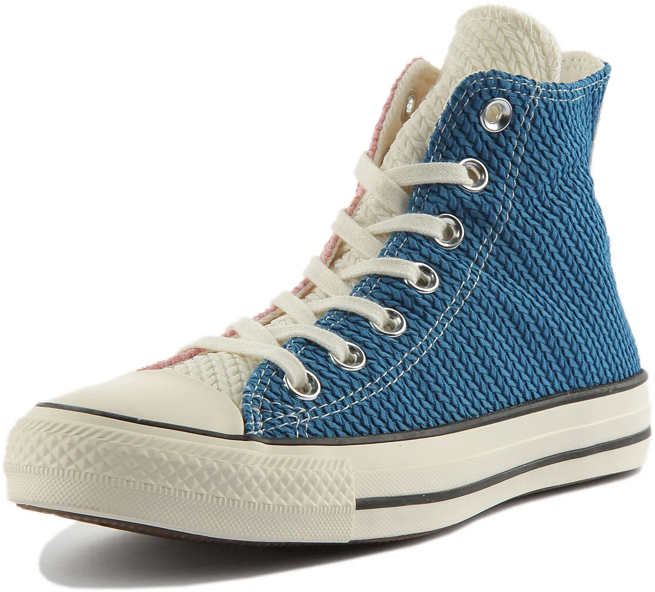 Converse All Star Hi 568664C In Blue Pink For Women