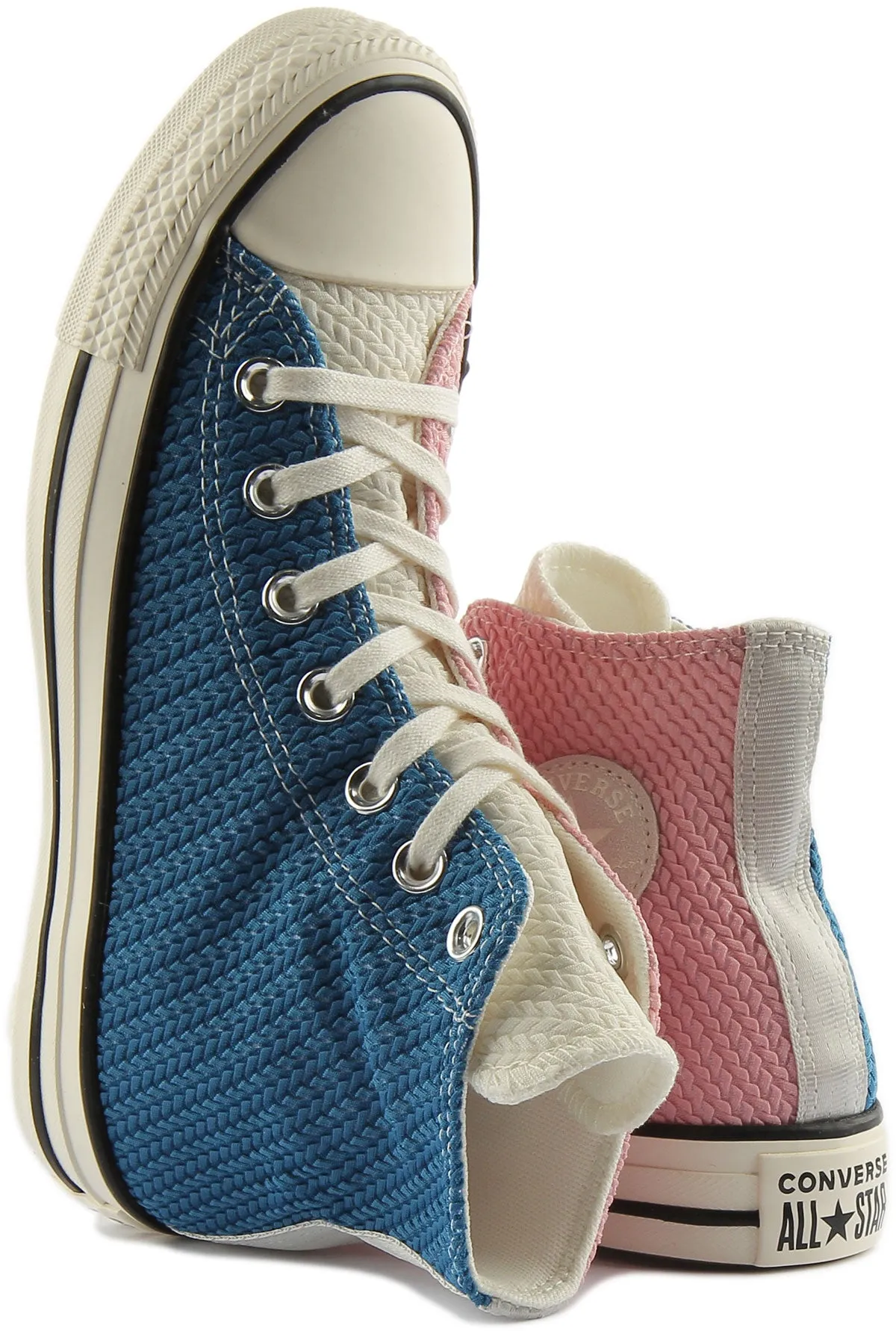 Converse All Star Hi 568664C In Blue Pink For Women