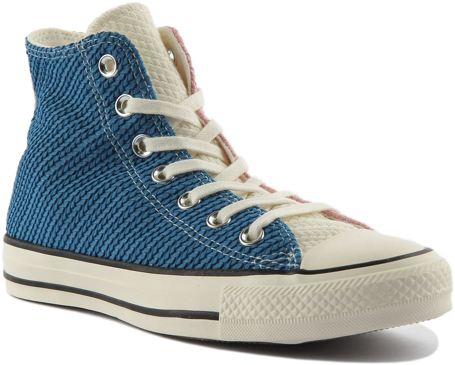 Converse All Star Hi 568664C In Blue Pink For Women