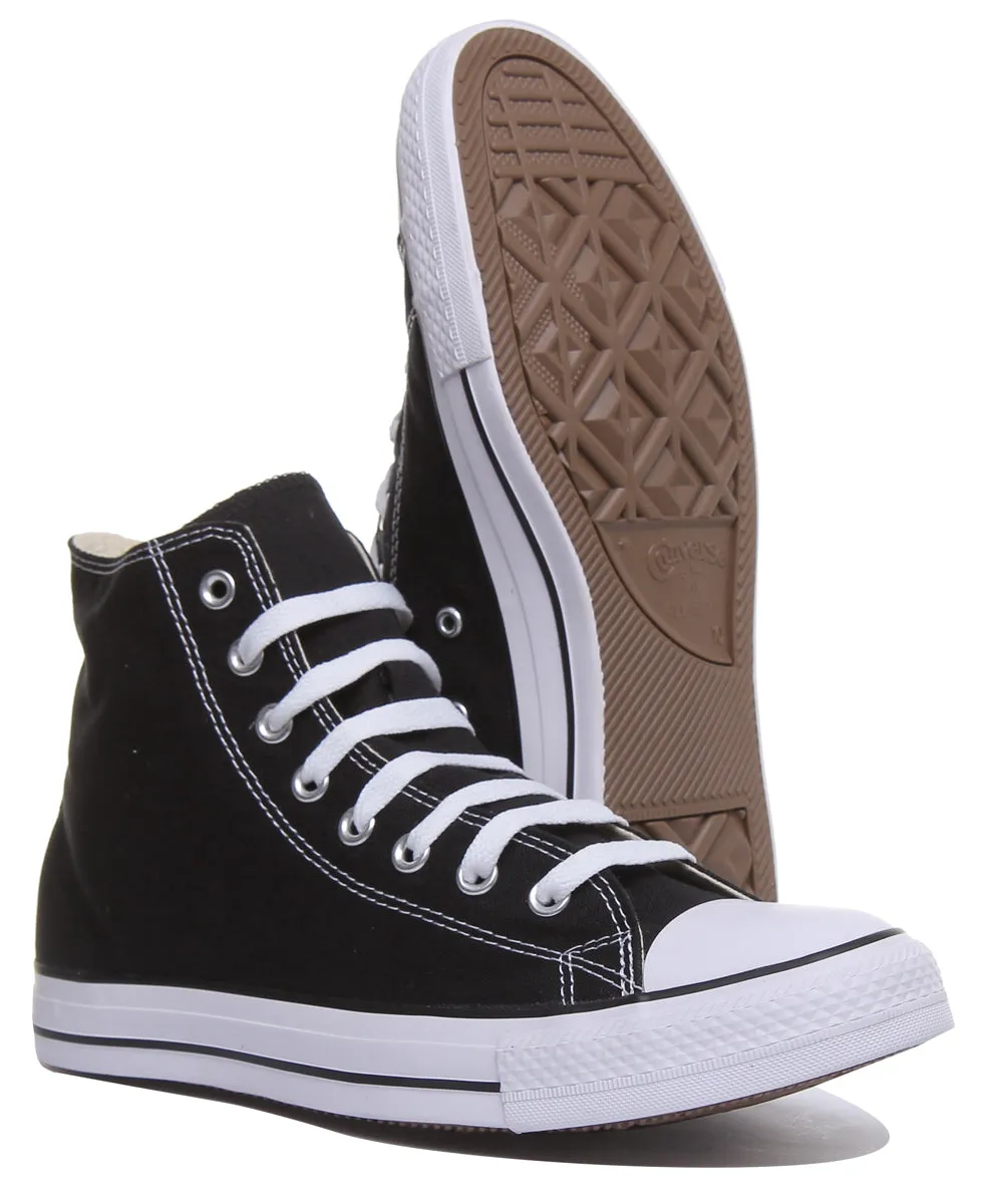 Converse All Star Hi Core Canvas Trainer In Black