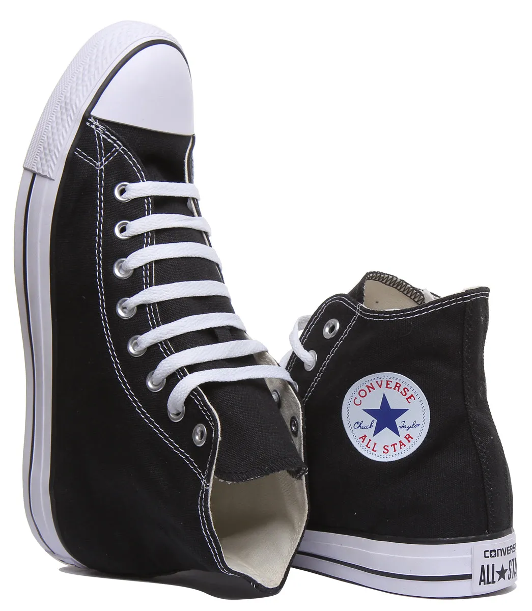 Converse All Star Hi Core Canvas Trainer In Black