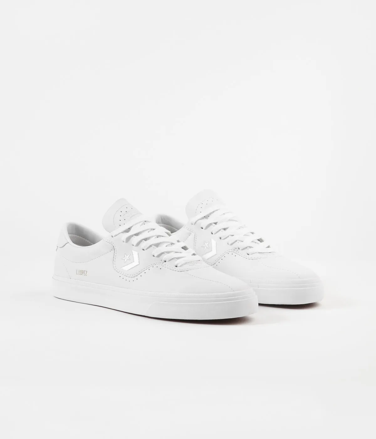 Converse Louie Lopez Pro Ox Shoes - White / White / White