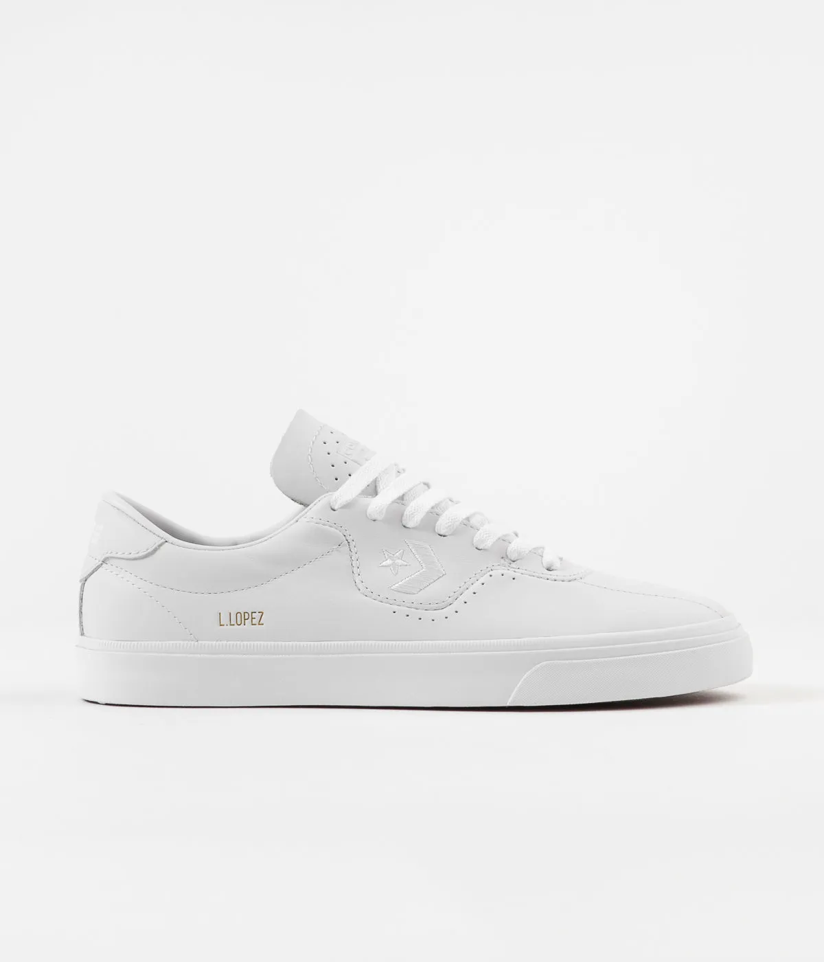 Converse Louie Lopez Pro Ox Shoes - White / White / White