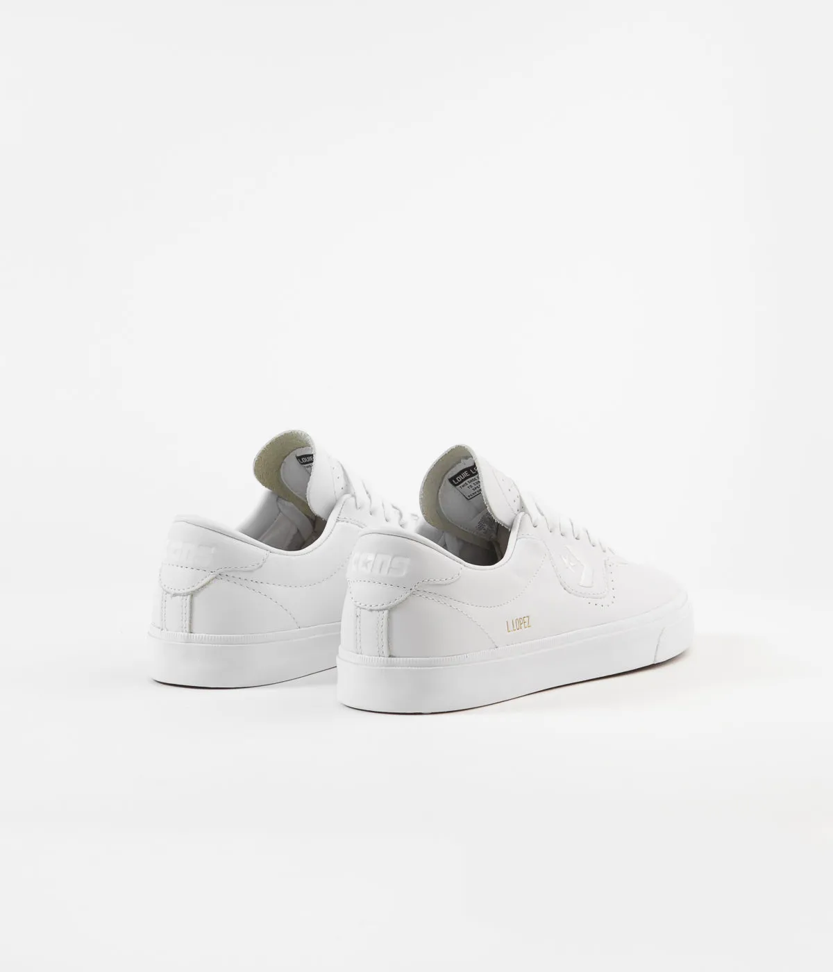 Converse Louie Lopez Pro Ox Shoes - White / White / White