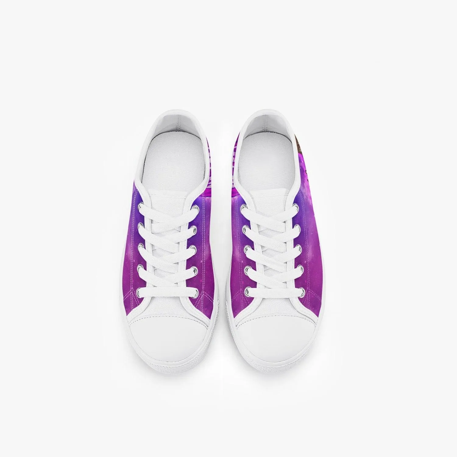 Death Note Purple Kids A-Star Low Anime Shoes