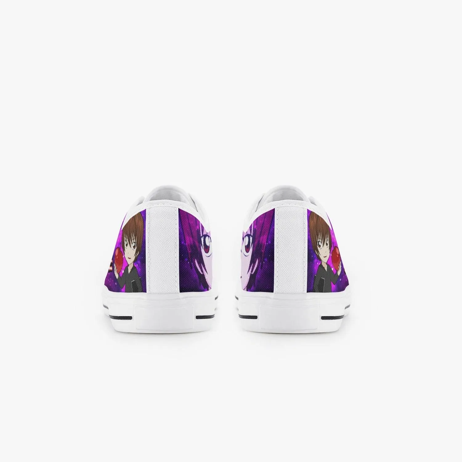 Death Note Purple Kids A-Star Low Anime Shoes