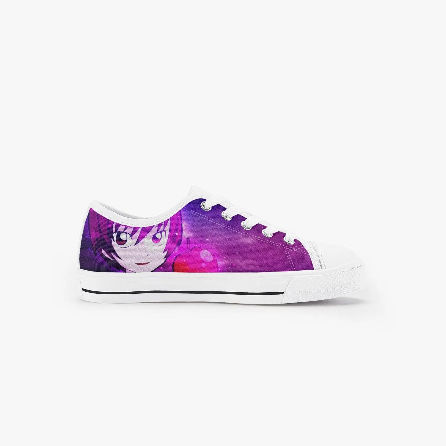 Death Note Purple Kids A-Star Low Anime Shoes