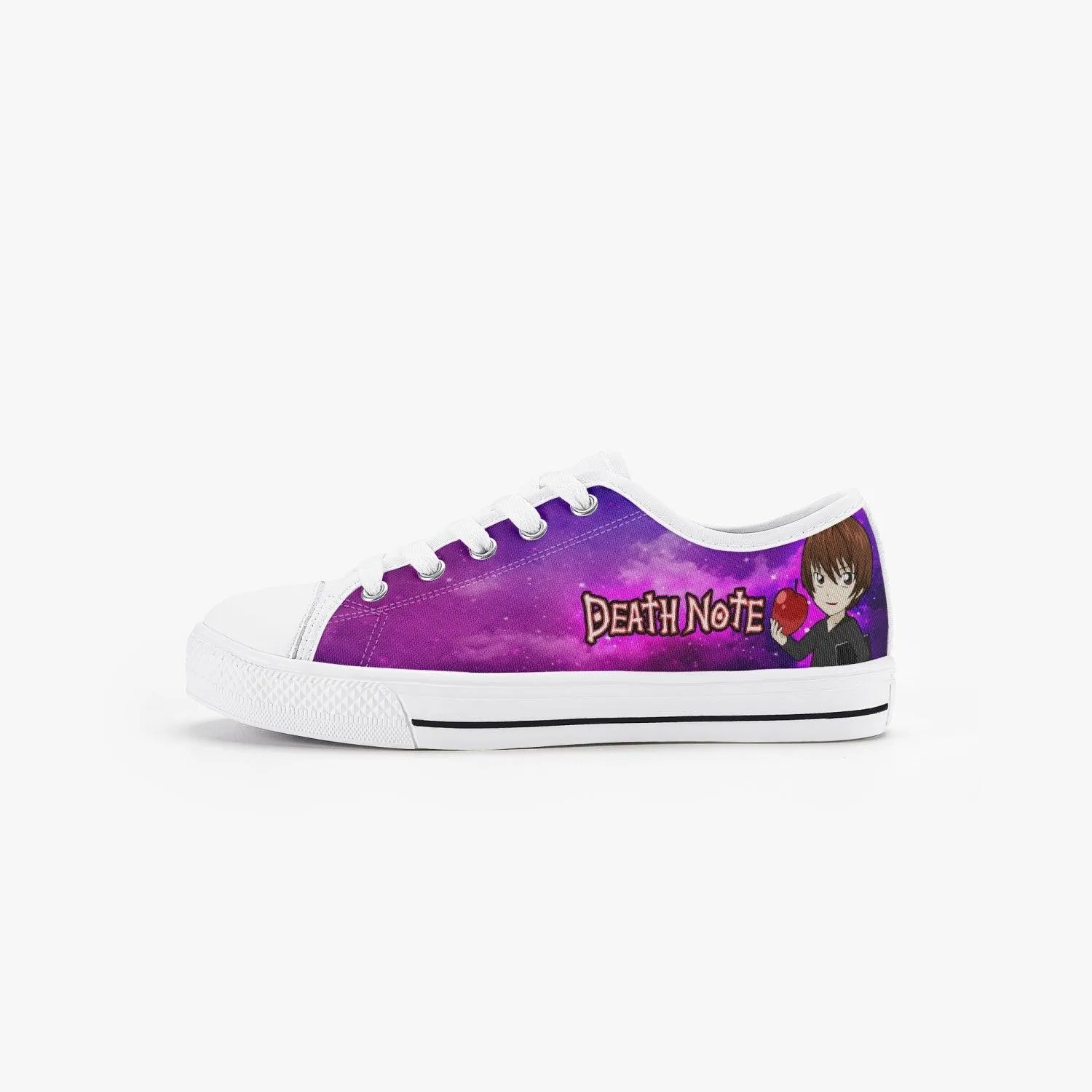 Death Note Purple Kids A-Star Low Anime Shoes