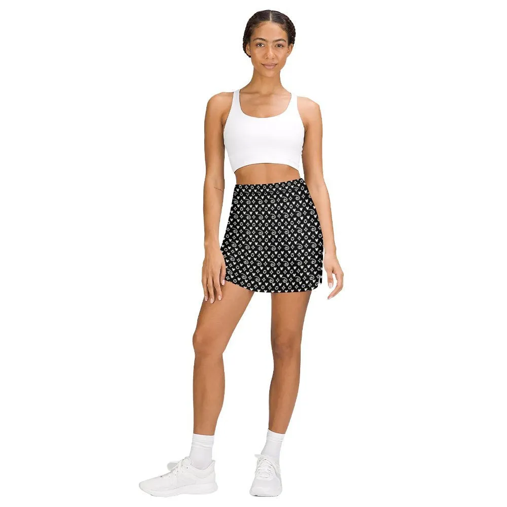 Designer Athletic A-Line Skirt With Pocket