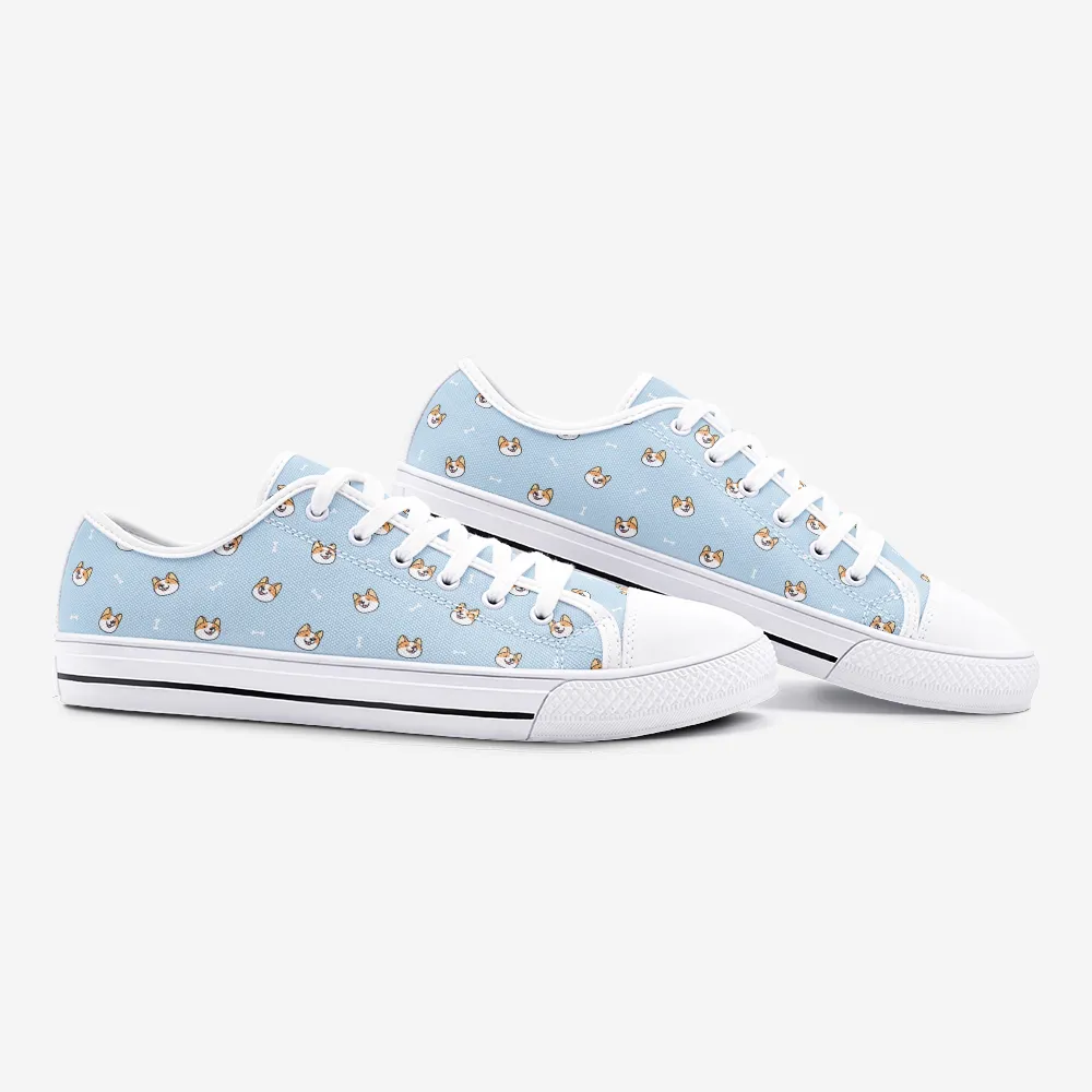 Dog & Bone Blue Low Top Unisex Canvas Sneakers