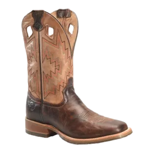 Double H Men's Winston Wide Square Toe Brown Roper Boots DH7023