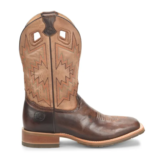 Double H Men's Winston Wide Square Toe Brown Roper Boots DH7023