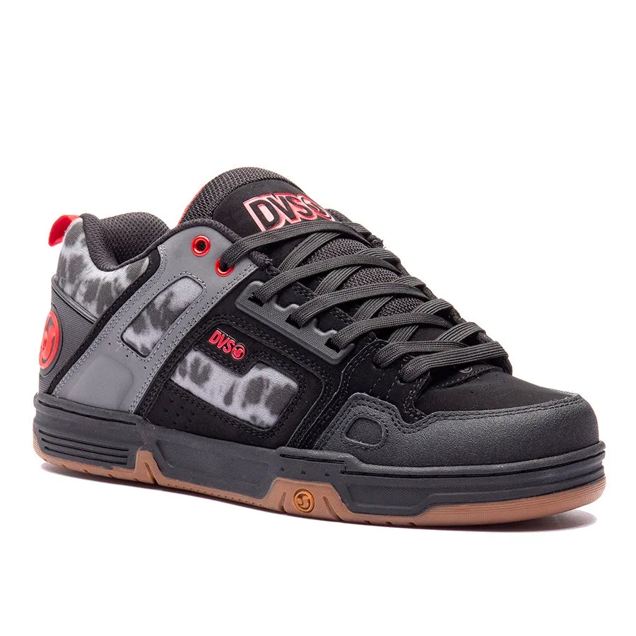 DVS Comanche Black Charcoal Printed Nubuck