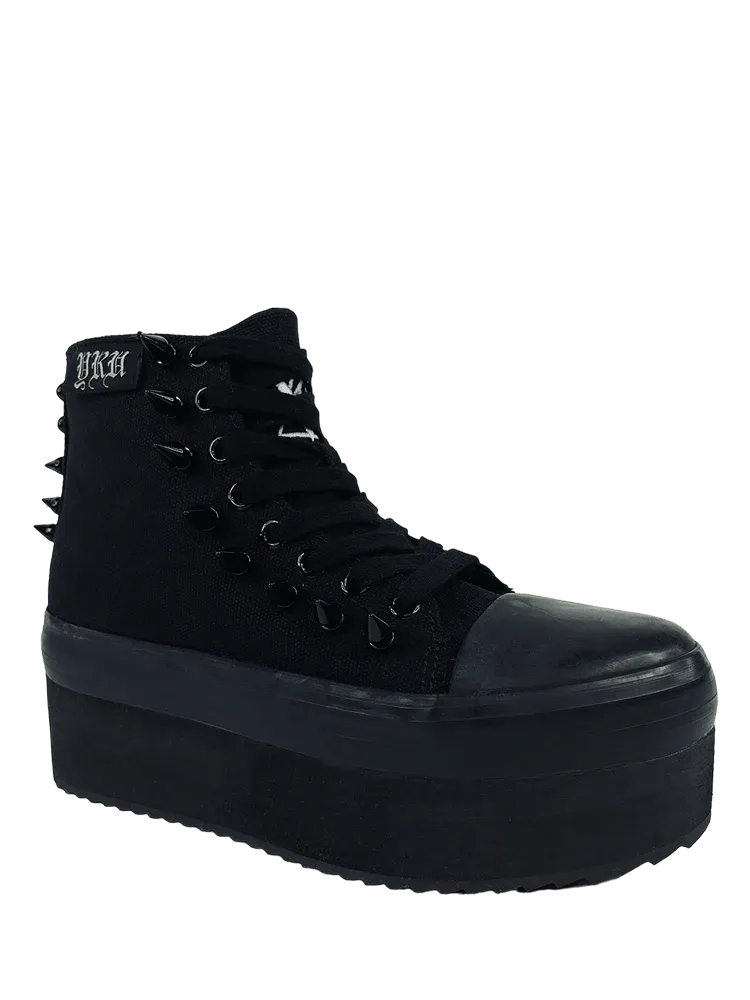 ELEVATION SPIKE BLACKOUT PLATFORM SNEAKERS