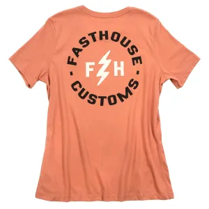 Fasthouse Women's Easy Rider Tee - Terracotta