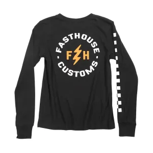 Fasthouse Youth Easy Rider Long Sleeve Tee - Black