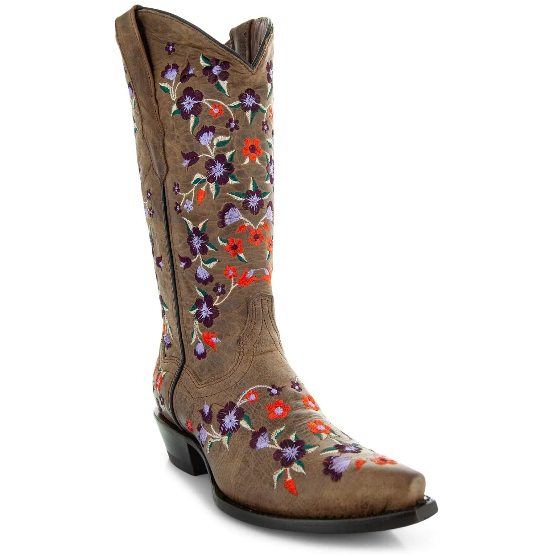 Flower Cowgirl Boots | Floral Fantasy Cowgirl Boots (M50031)