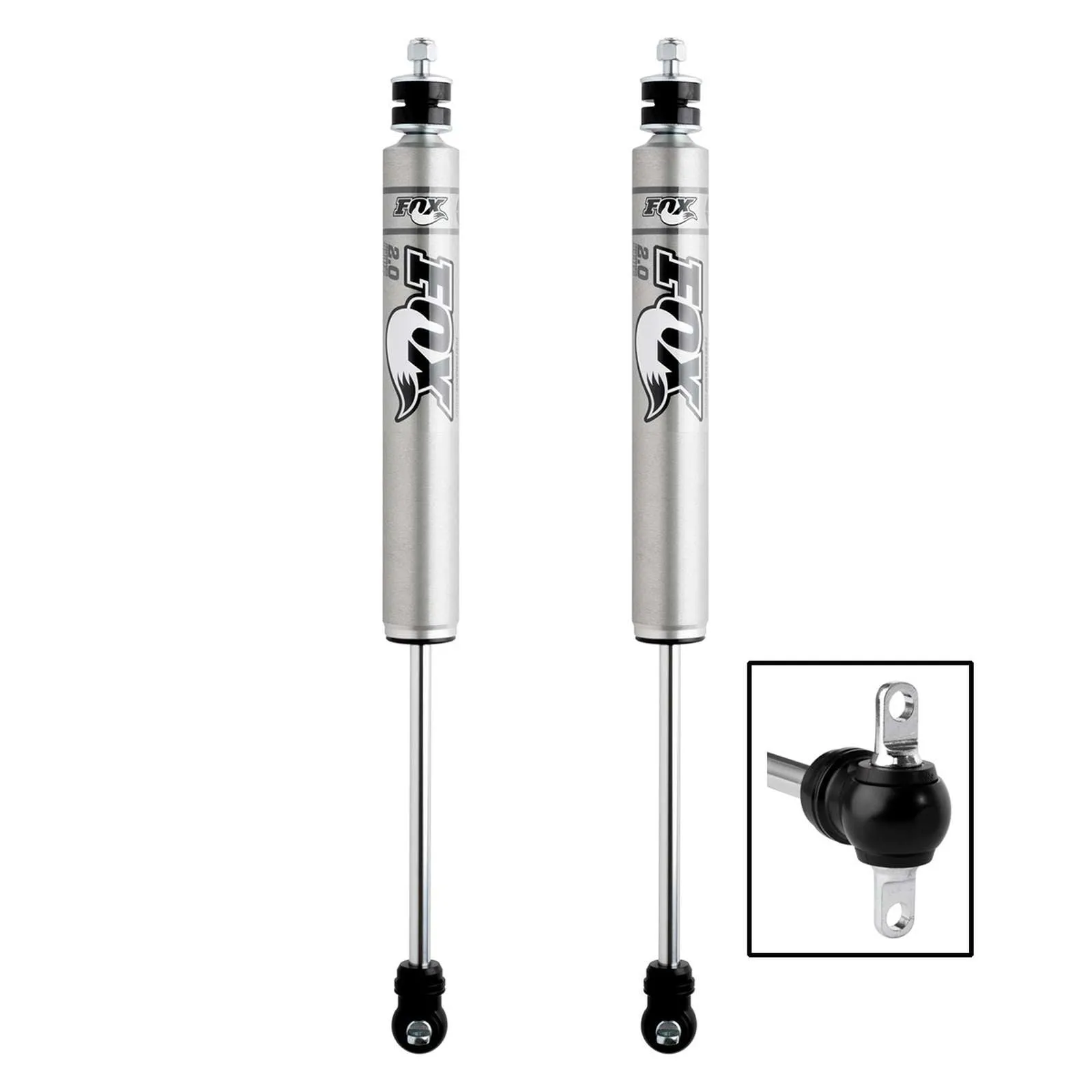 Fox 2.0 Performance Series Shocks Front Pair for 2007 Chevrolet Silverado 1500 Classic RWD