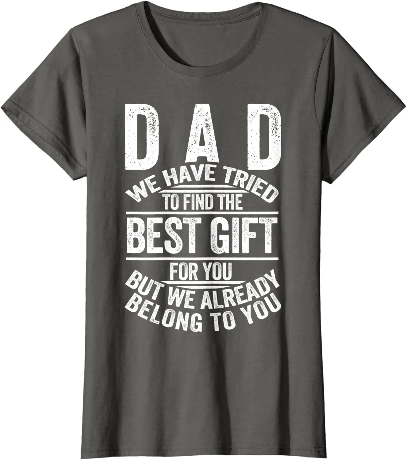 Funny Fathers Day Shirt Dad from Daughter Son Wife for Daddy T-Shirt